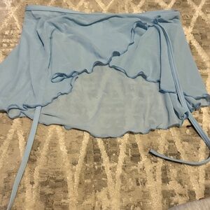 Light Blue Sheer Ballet Skirt